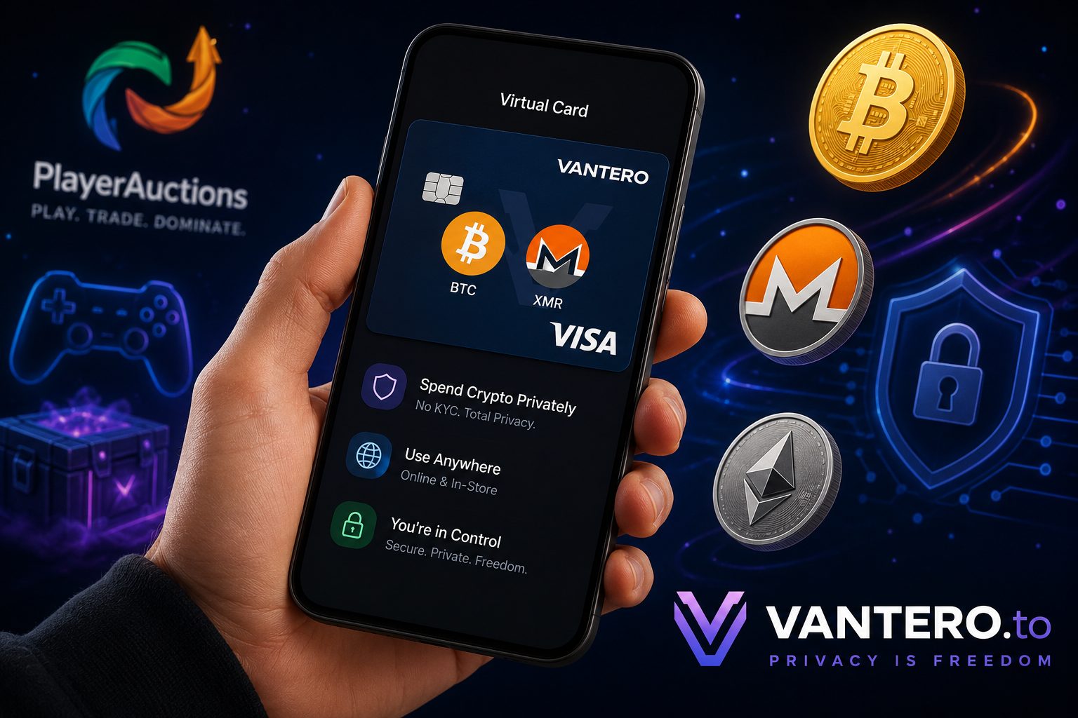 How to Pay on PlayerAuction With Crypto?